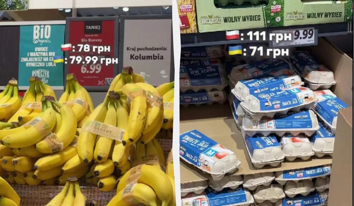 Ціни на продукти в Польщі та Україні: де вигідніше купувати