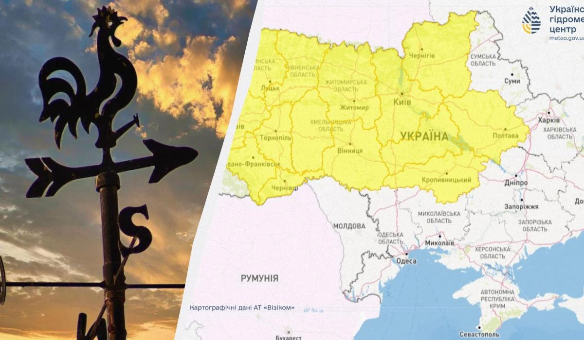 В Украине бушует сильный ветер: синоптики предупреждают о небезопасности