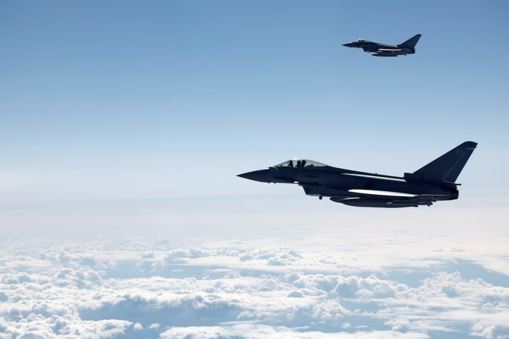 Британские Typhoon над Польшей: первый вылет как сигнал России