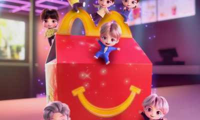 Мировая премьера: McDonald’s выпускает игрушки BTS TinyTAN в Happy Meal