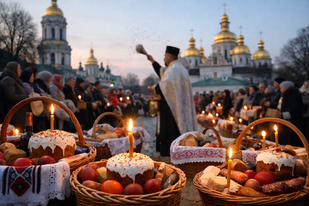 Где святить пасху в Киеве 2026: расписание освящения пасок в храмах и службах