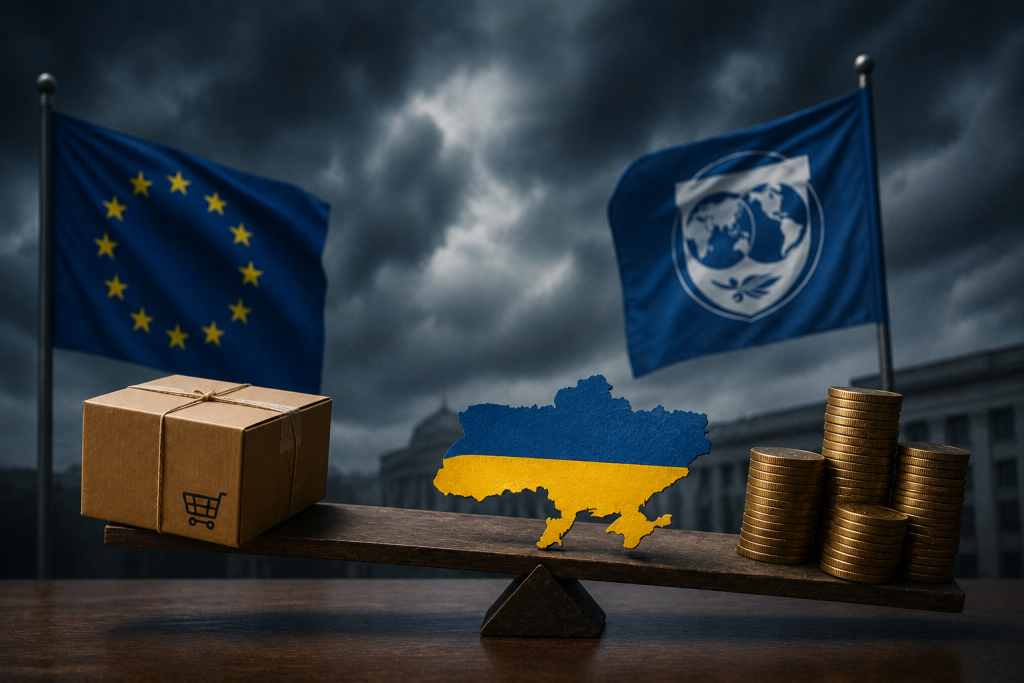 Украина может остаться без транша МВФ и ЕС из-за закона о налоге на зарубежные посылки