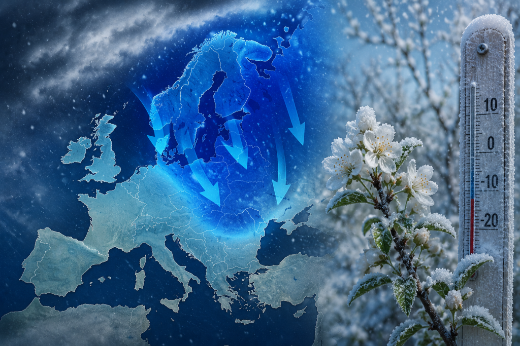 Морозы до -5°C в Европе в мае: когда ударит холод и где ожидаются заморозки