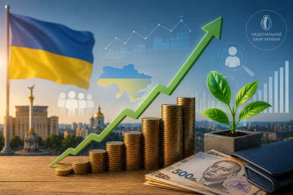 Зарплаты в Украине продолжат расти: что прогнозирует НБУ по доходам и безработице