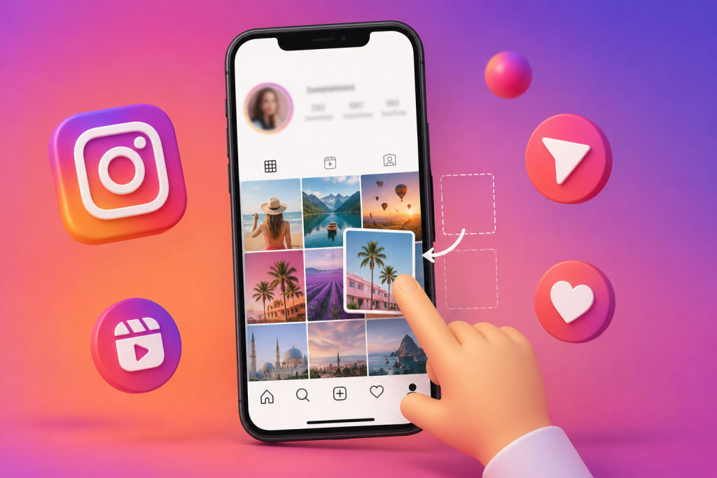 Instagram запустил функцию изменения порядка публикаций в профиле без удаления постов Instagram запустил функцию изменения порядка публикаций в профиле без удаления постов