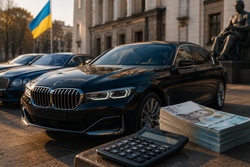 Налог на элитные автомобили в Украине вырос почти вдвое: уплачено более 140 млн грн