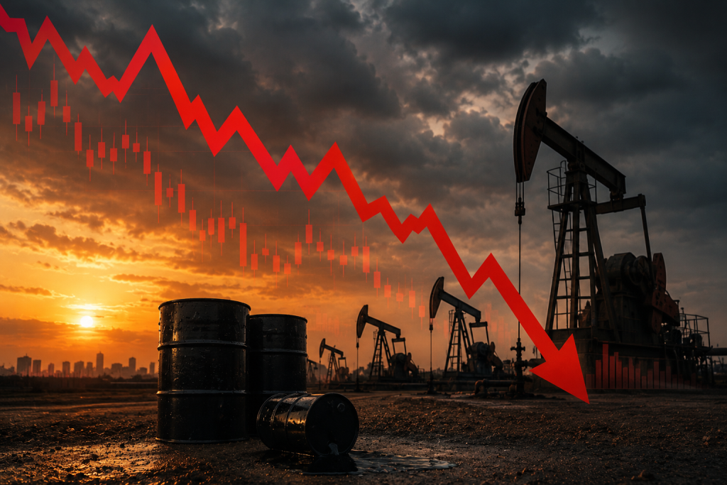Цены на нефть резко упали: что происходит с рынком Brent и WTI после снижения рисков