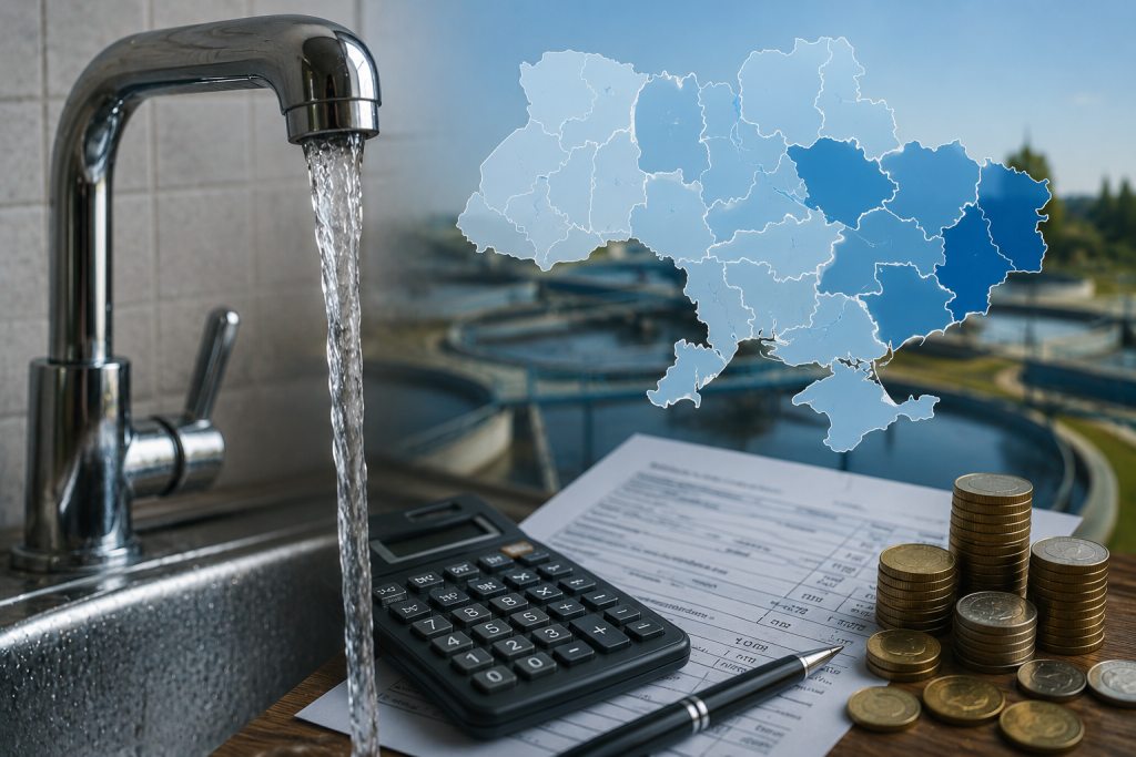 Новые тарифы на воду с июня 2026 года: где в Украине могут существенно вырасти цены