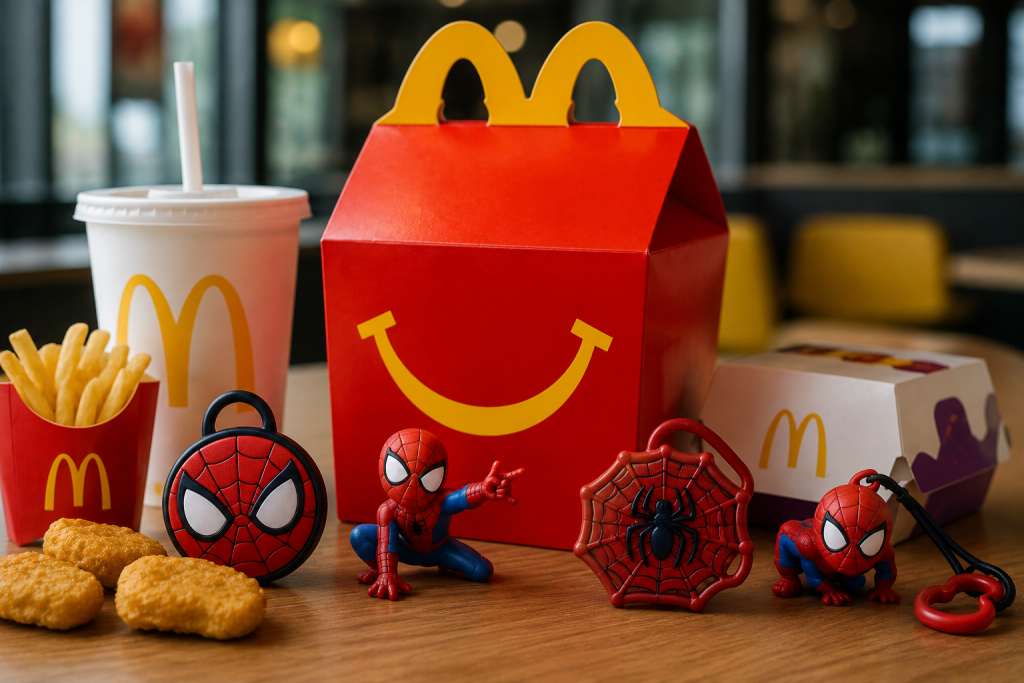 Новый Хеппи Мил с Человеком-пауком в McDonald’s: какие игрушки можно получить, цены и сроки акции Новый Хеппи Мил с Человеком-пауком в McDonald’s: какие игрушки можно получить, цены и сроки акции