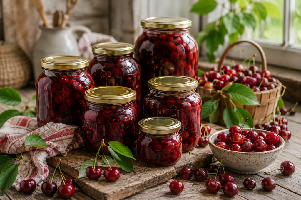 Вишня в собственном соку на зиму: 15 лучших рецептов вкусных домашних заготовок