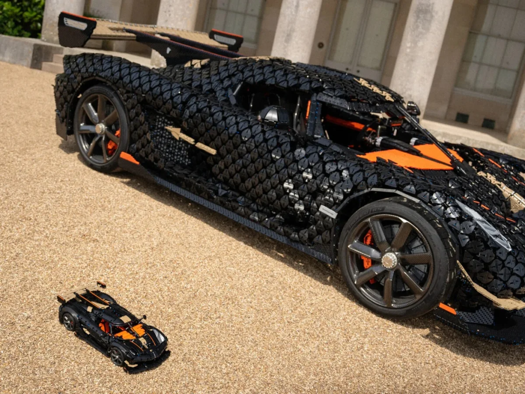 LEGO Koenigsegg установил мировой рекорд скорости: полноразмерная машина разогналась до 111 км/ч