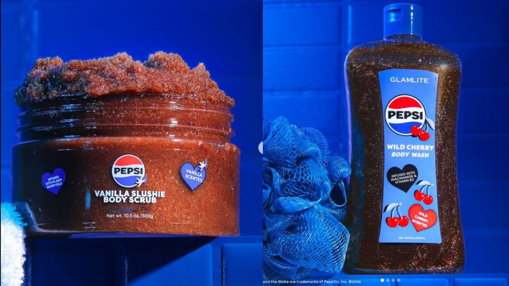 Pepsi и Glamlite представили косметику с ароматами газировки: состав коллекции и цены